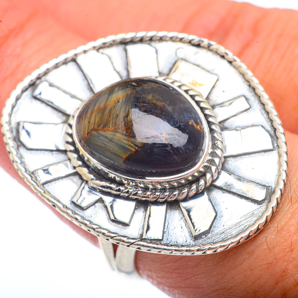 Pietersite Rings handcrafted by Ana Silver Co - RING72449