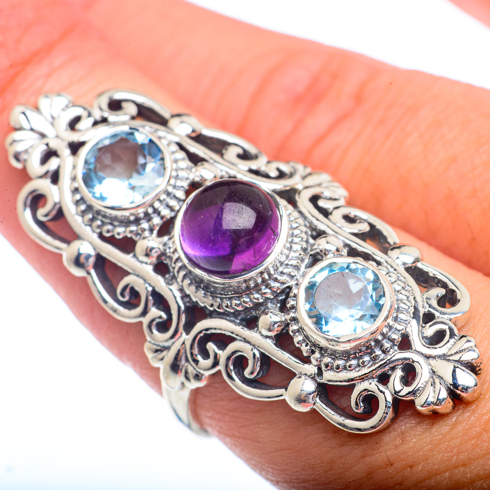 Amethyst Rings handcrafted by Ana Silver Co - RING72453