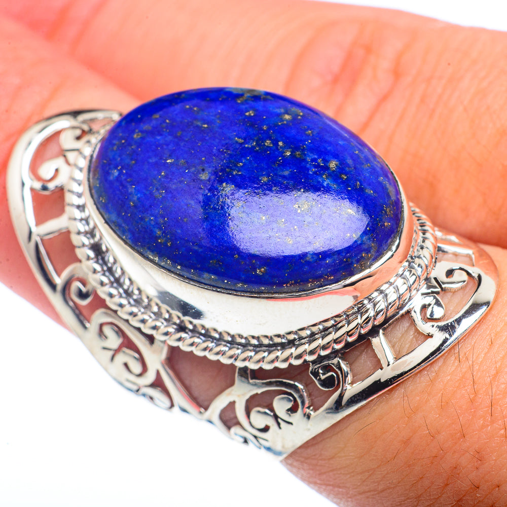 Lapis Lazuli Rings handcrafted by Ana Silver Co - RING72458