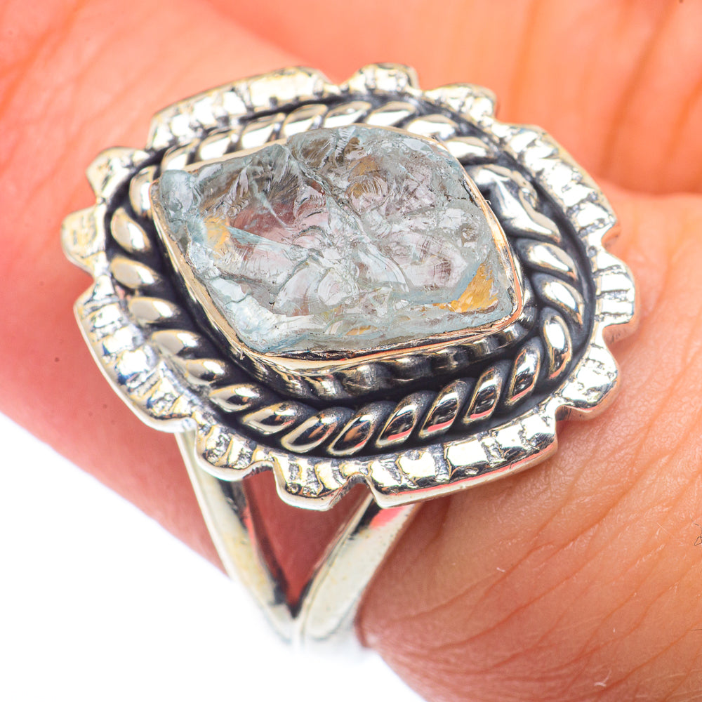 Aquamarine Rings handcrafted by Ana Silver Co - RING72468