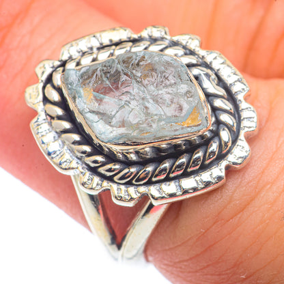 Aquamarine Rings handcrafted by Ana Silver Co - RING72468