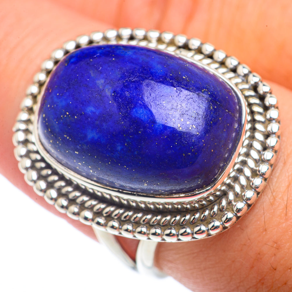 Lapis Lazuli Rings handcrafted by Ana Silver Co - RING72470