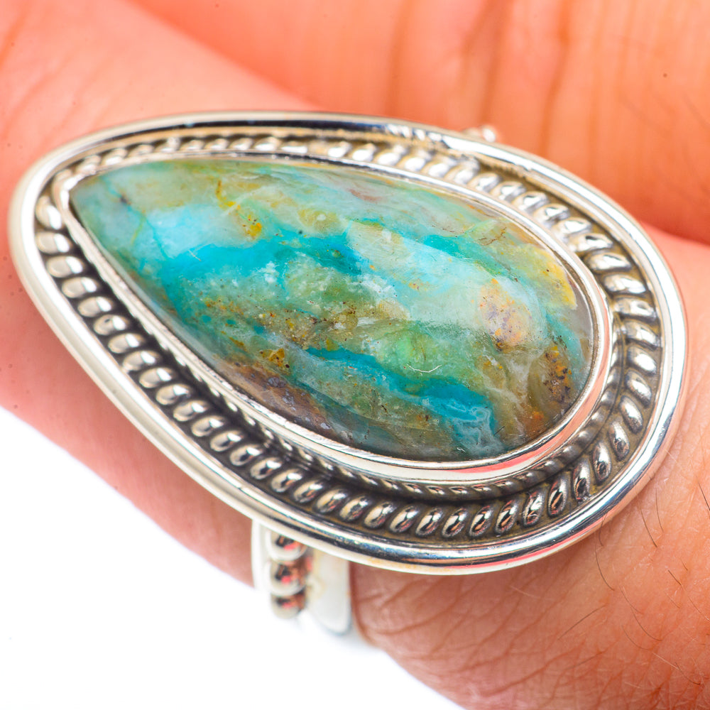 Peruvian Opal Rings handcrafted by Ana Silver Co - RING72471