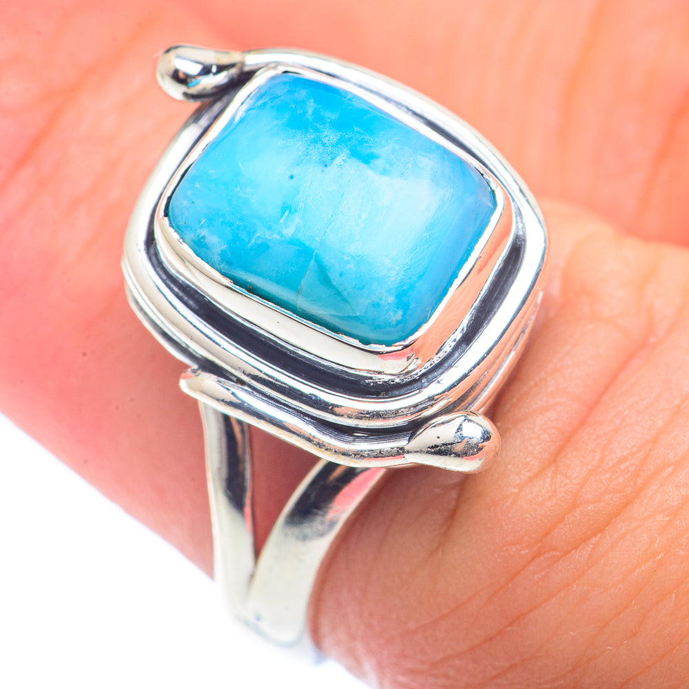 Larimar Rings handcrafted by Ana Silver Co - RING72473
