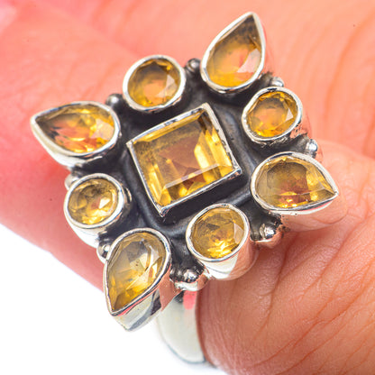 Citrine Rings handcrafted by Ana Silver Co - RING72485