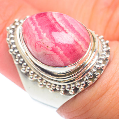 Rhodochrosite Rings handcrafted by Ana Silver Co - RING72488