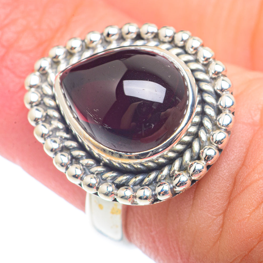 Garnet Rings handcrafted by Ana Silver Co - RING72491