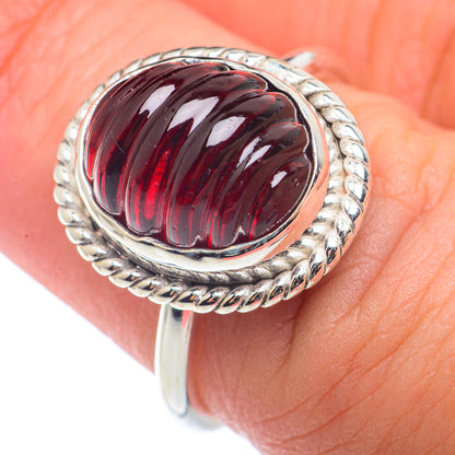 Garnet Rings handcrafted by Ana Silver Co - RING72492