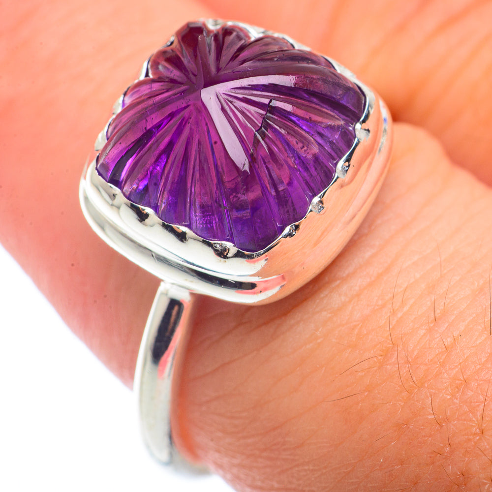 Amethyst Rings handcrafted by Ana Silver Co - RING72495