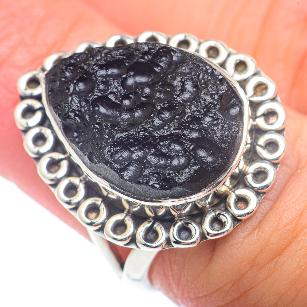 Tektite Rings handcrafted by Ana Silver Co - RING72497