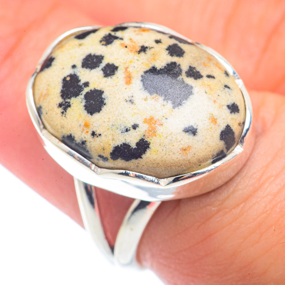 Dalmatian Jasper Rings handcrafted by Ana Silver Co - RING72525