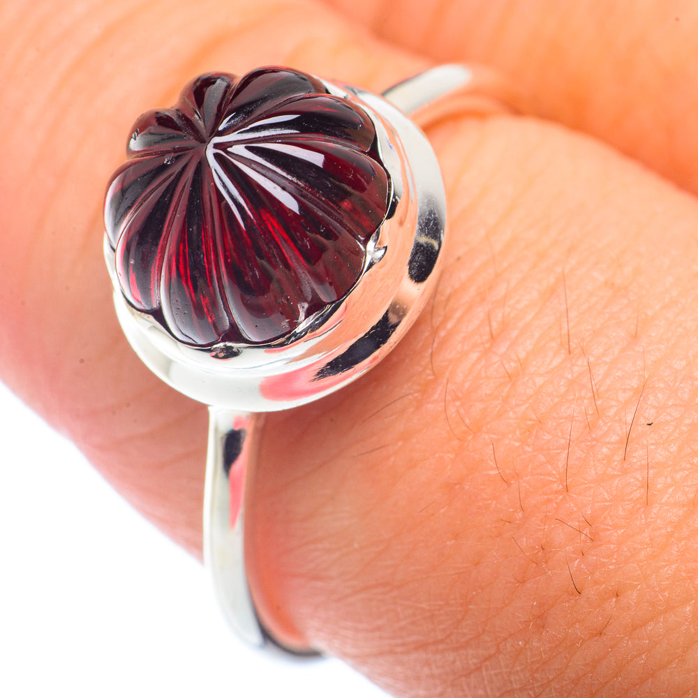 Garnet Rings handcrafted by Ana Silver Co - RING72535