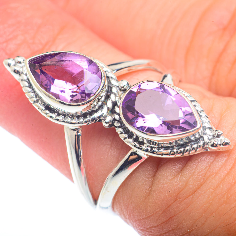 Amethyst Rings handcrafted by Ana Silver Co - RING72538