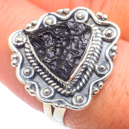 Tektite Rings handcrafted by Ana Silver Co - RING72542