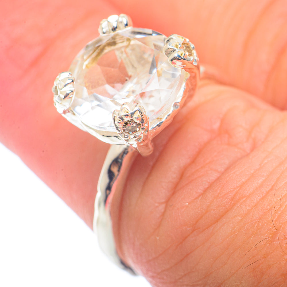 White Quartz Rings handcrafted by Ana Silver Co - RING72547