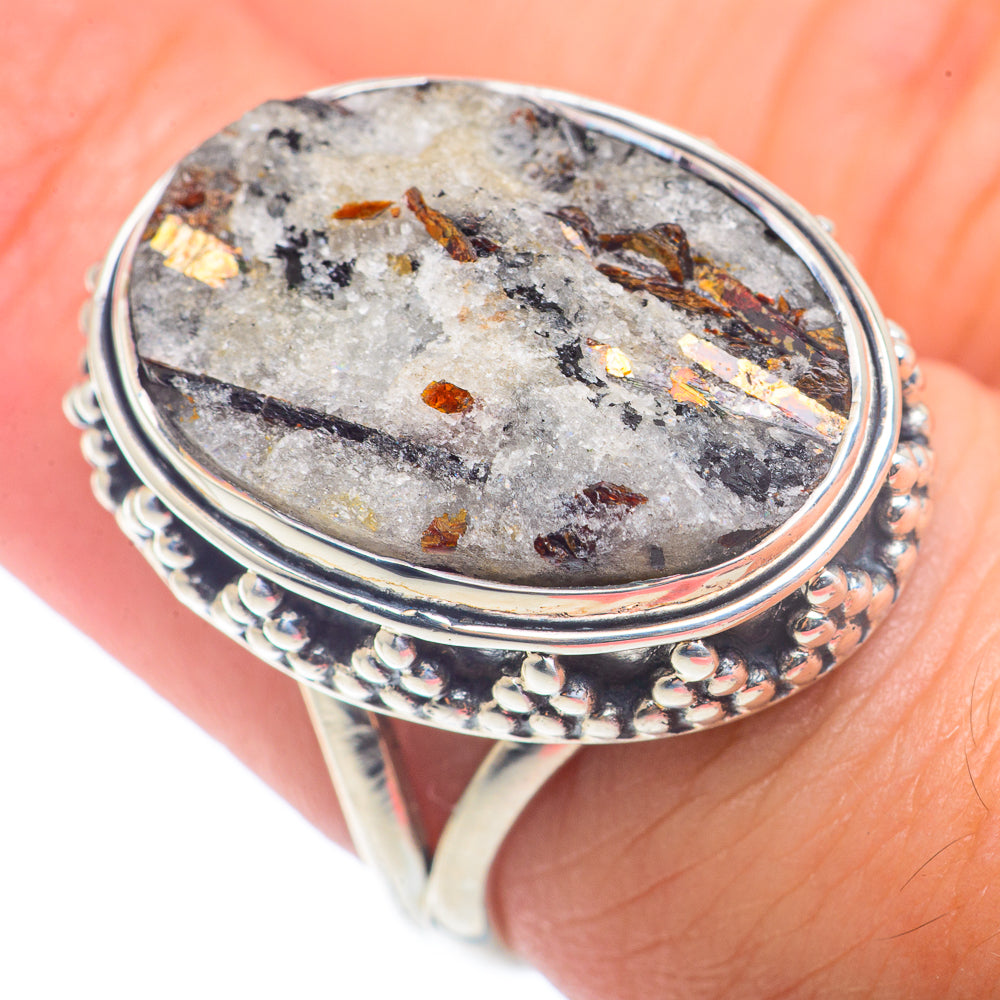 Astrophyllite Rings handcrafted by Ana Silver Co - RING72568