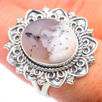 Dendritic Opal Rings handcrafted by Ana Silver Co - RING72591