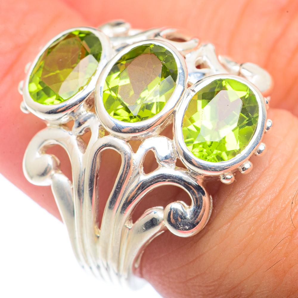 Peridot Rings handcrafted by Ana Silver Co - RING72604