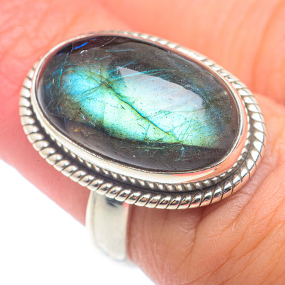 Labradorite Rings handcrafted by Ana Silver Co - RING72605