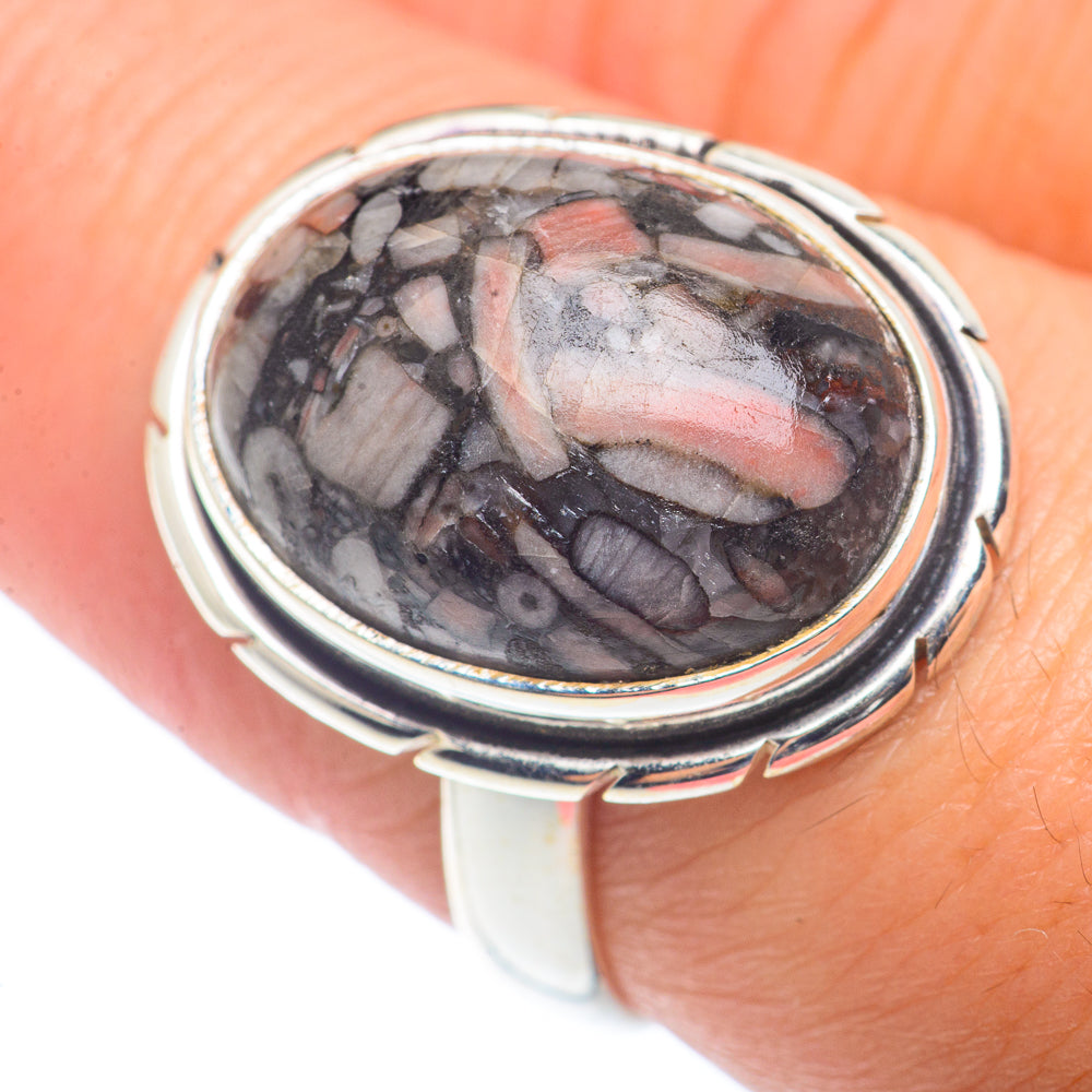 Crinoid Fossil Rings handcrafted by Ana Silver Co - RING72606