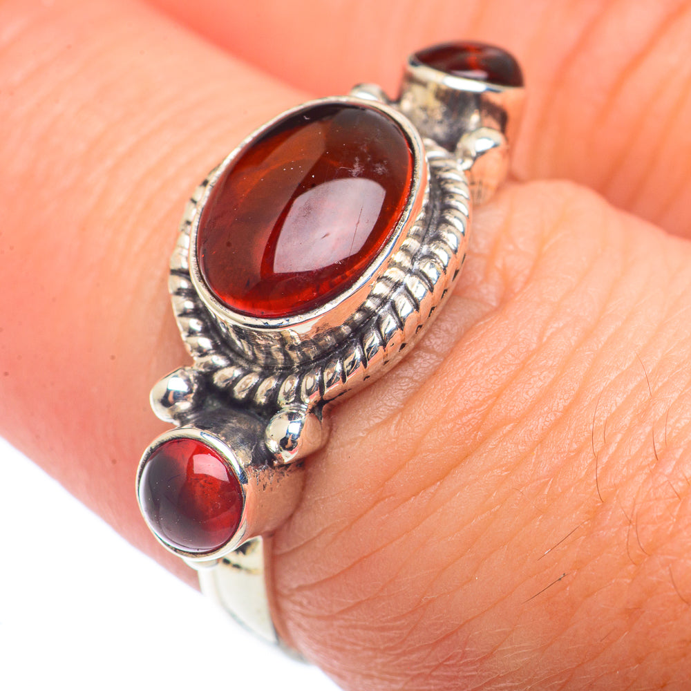Garnet Rings handcrafted by Ana Silver Co - RING72612