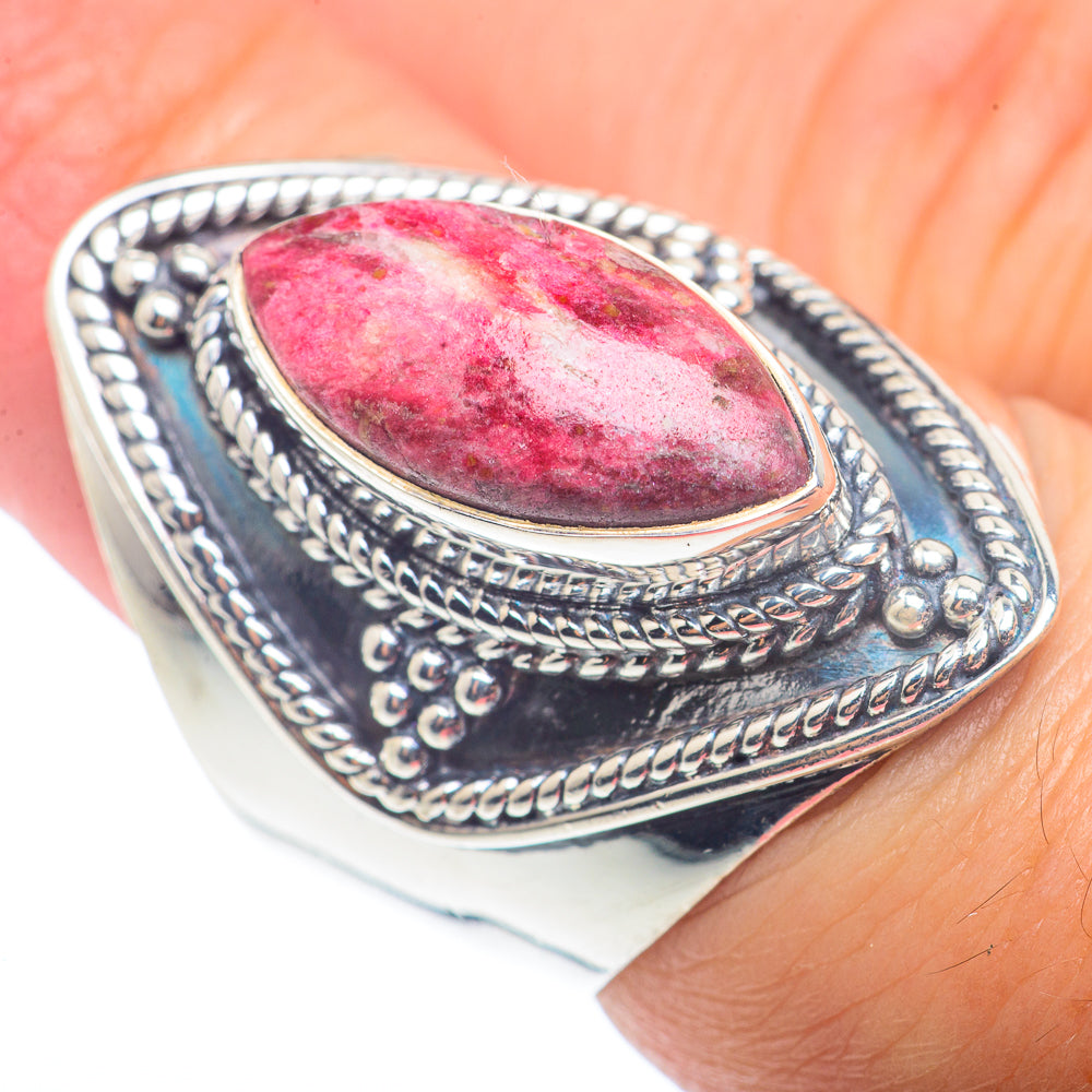 Thulite Rings handcrafted by Ana Silver Co - RING72614