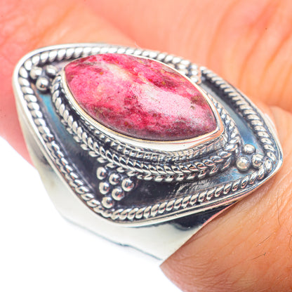 Thulite Rings handcrafted by Ana Silver Co - RING72614