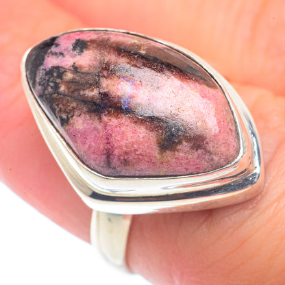 Rhodonite Rings handcrafted by Ana Silver Co - RING72615