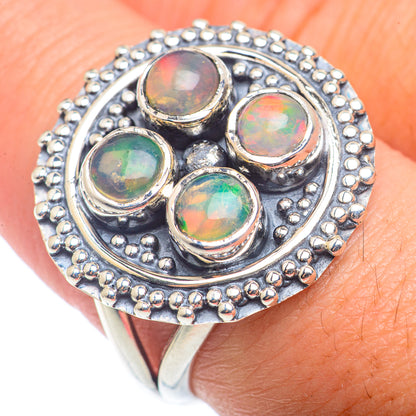 Ethiopian Opal Rings handcrafted by Ana Silver Co - RING72633