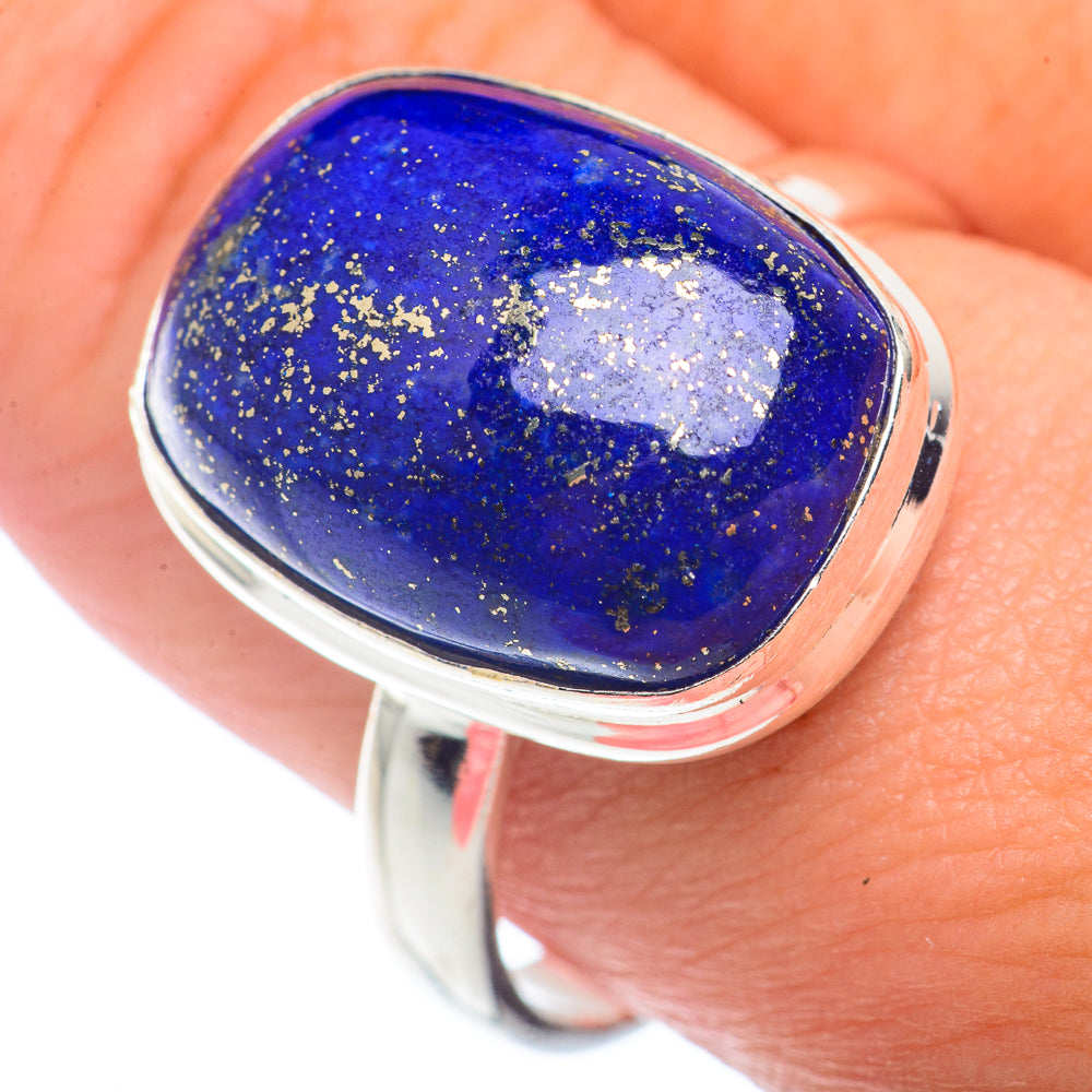 Lapis Lazuli Rings handcrafted by Ana Silver Co - RING72636
