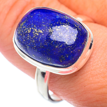 Lapis Lazuli Rings handcrafted by Ana Silver Co - RING72636