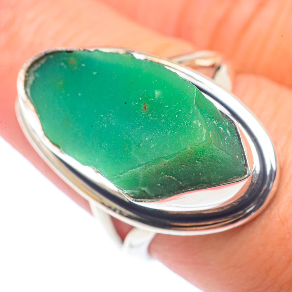 Chrysoprase Rings handcrafted by Ana Silver Co - RING72643