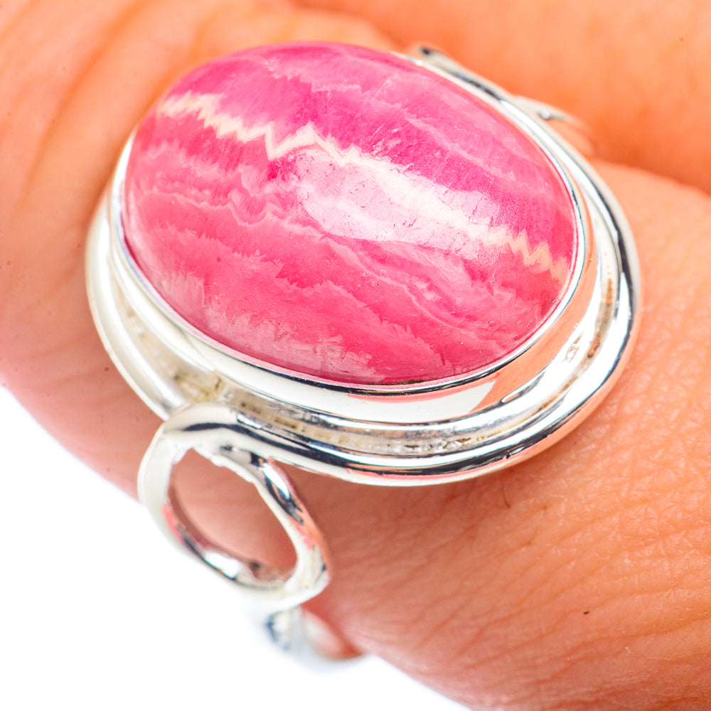 Rhodochrosite Rings handcrafted by Ana Silver Co - RING72653