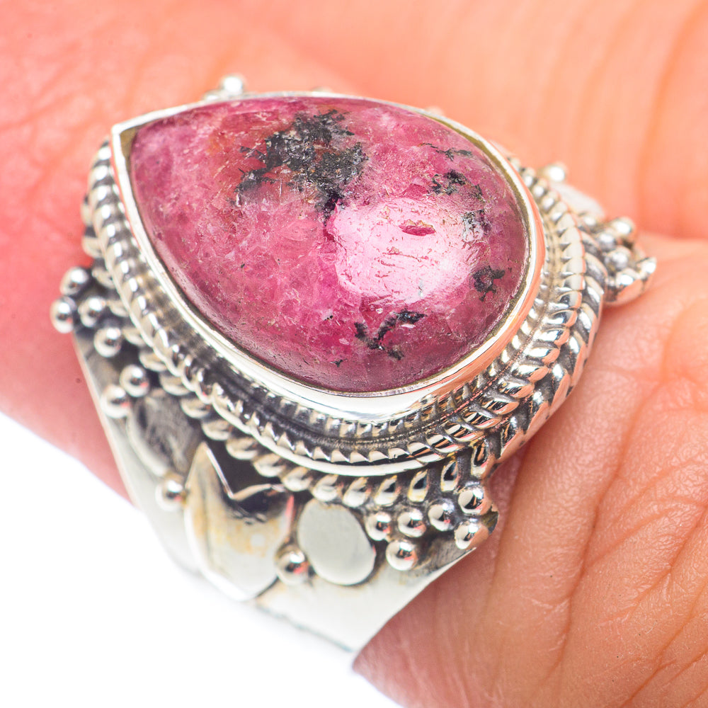 Rhodonite Rings handcrafted by Ana Silver Co - RING72655