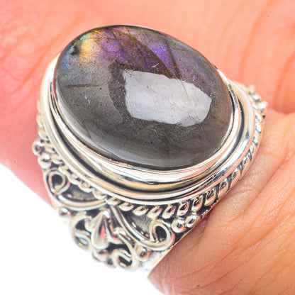 Labradorite Rings handcrafted by Ana Silver Co - RING72657