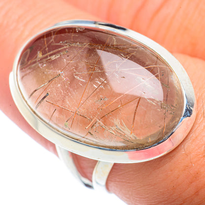 Rutilated Quartz Rings handcrafted by Ana Silver Co - RING72659