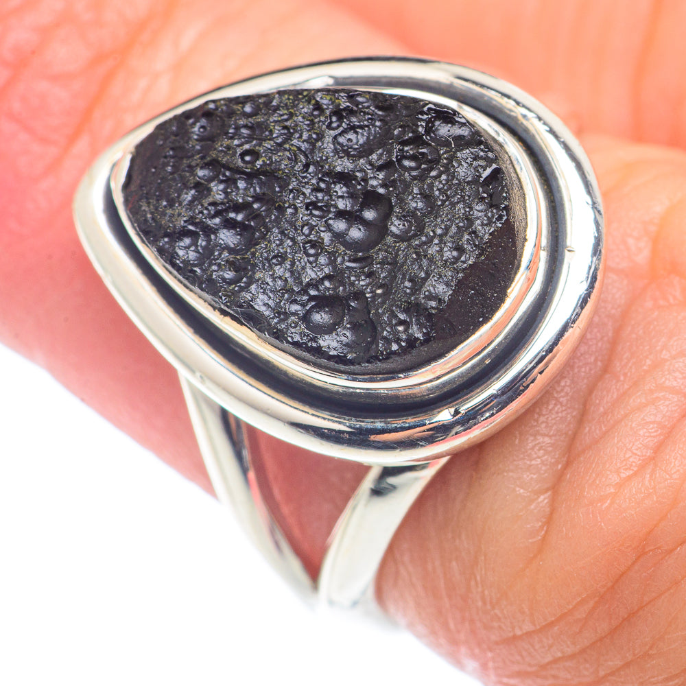 Tektite Rings handcrafted by Ana Silver Co - RING72662