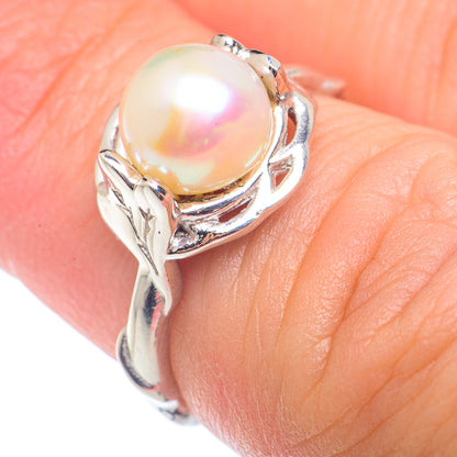Cultured Pearl Rings handcrafted by Ana Silver Co - RING72663