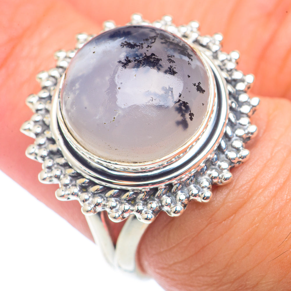 Dendritic Opal Rings handcrafted by Ana Silver Co - RING72664