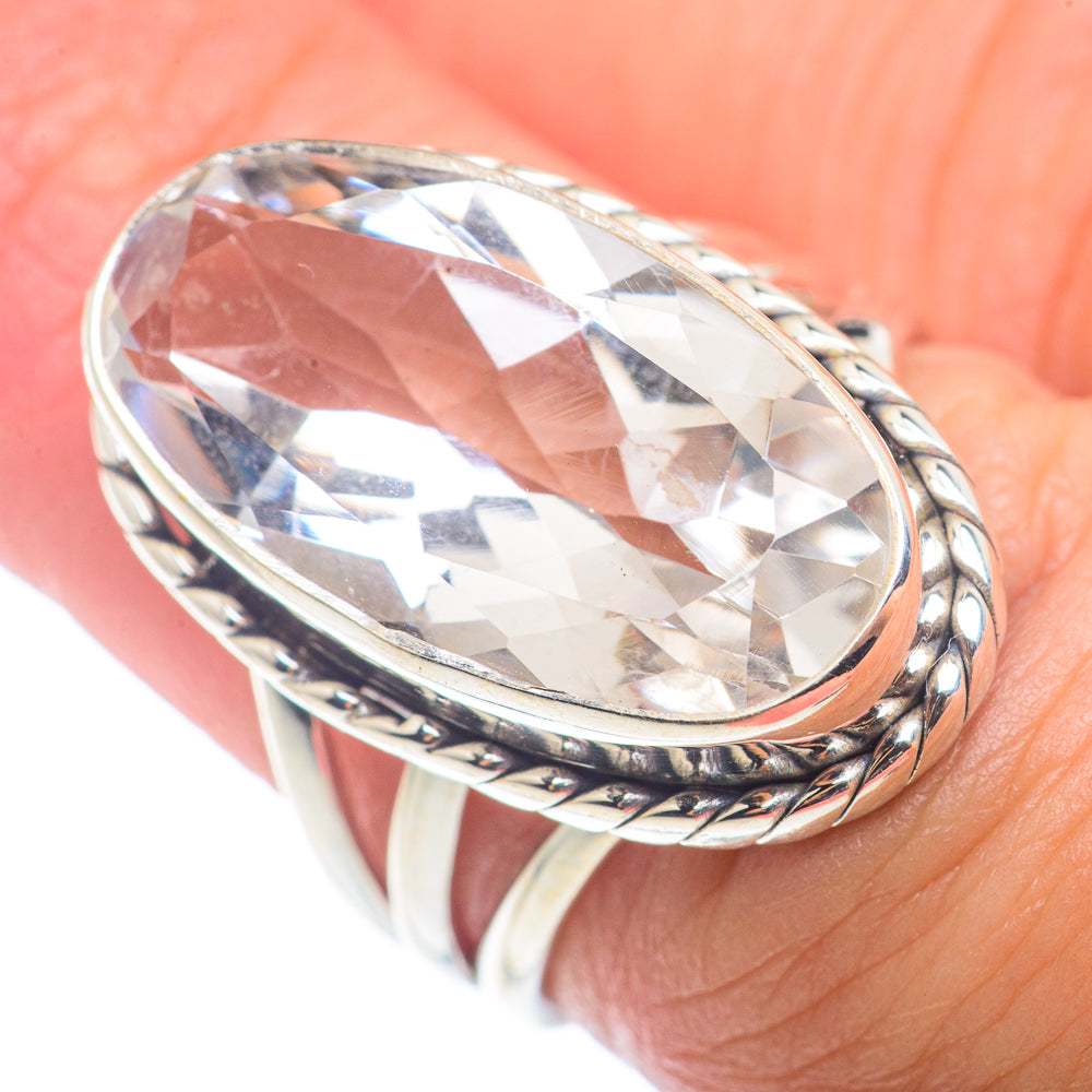 White Quartz Rings handcrafted by Ana Silver Co - RING72669