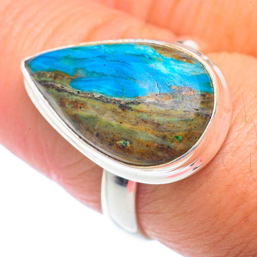 Peruvian Opal Rings handcrafted by Ana Silver Co - RING72674