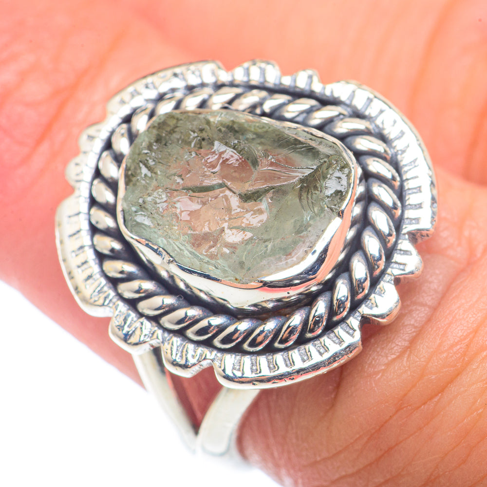 Green Amethyst Rings handcrafted by Ana Silver Co - RING72682