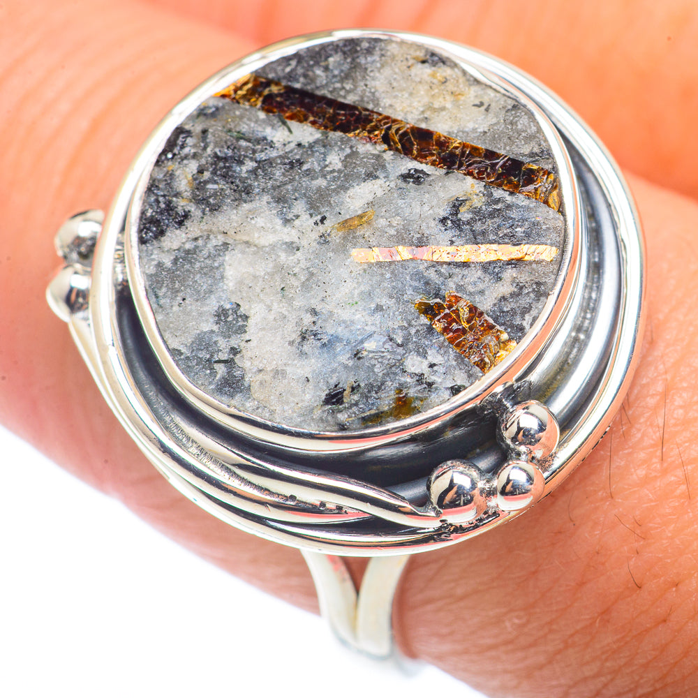 Astrophyllite Rings handcrafted by Ana Silver Co - RING72688