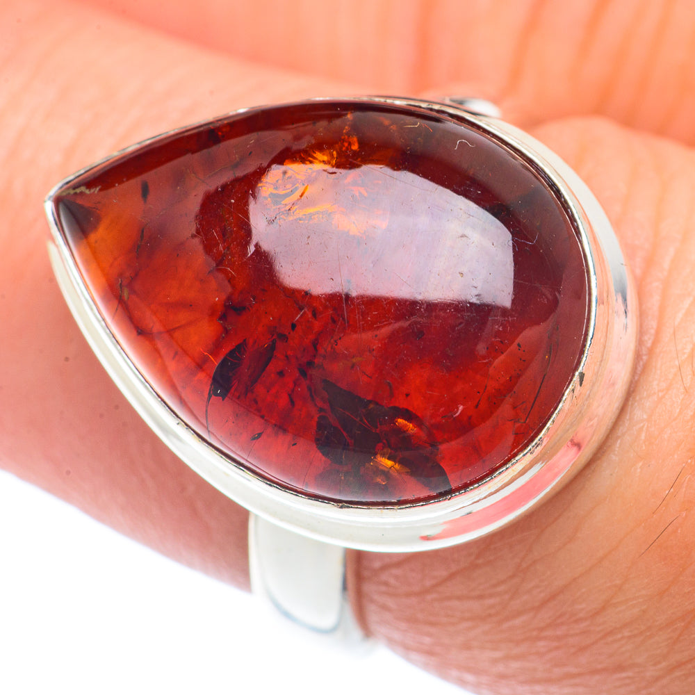 Baltic Amber Rings handcrafted by Ana Silver Co - RING72689