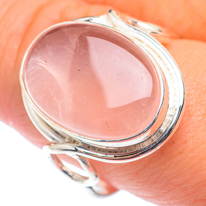 Rose Quartz Rings handcrafted by Ana Silver Co - RING72690