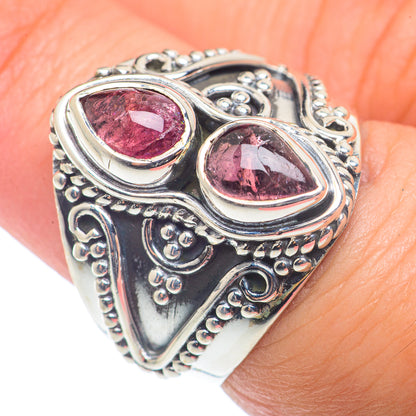 Pink Tourmaline Rings handcrafted by Ana Silver Co - RING72691