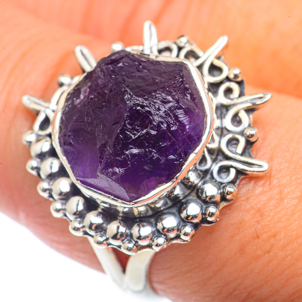 Amethyst Rings handcrafted by Ana Silver Co - RING72693