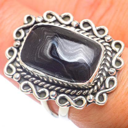 Psilomelane Rings handcrafted by Ana Silver Co - RING72696