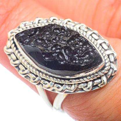 Tektite Rings handcrafted by Ana Silver Co - RING72697