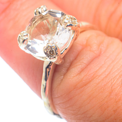 White Quartz Rings handcrafted by Ana Silver Co - RING72701